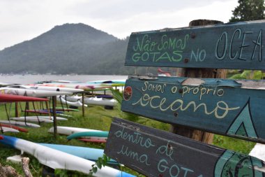 Ubatuba 'nın Tropik Plajları ve So Sebastio, Brezilya