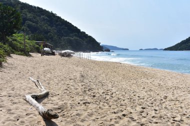Ubatuba 'nın Tropik Plajları ve So Sebastio, Brezilya