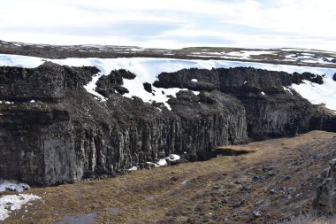 Gullfoss Şelalesi İzlanda 'nın Altın Şelalesi