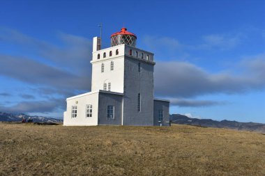 Dyrhlaey Deniz Feneri İzlanda 'nın Güney Kıyısı