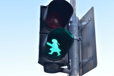 İzlanda Kentsel Basitlik ve İskandinav Tasarımı Trafik Işıkları ve Yol İşaretleri