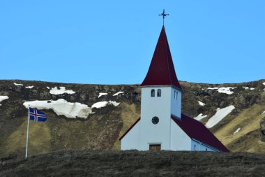 Reyniskirkja Kilisesi Vk, İzlanda 'da Huzurlu Kent
