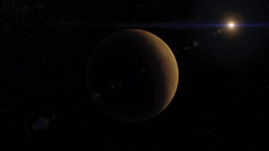 Venüs uzay yörüngesinde 4k desenli