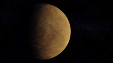 Venüs uzay yörüngesinde 4k desenli