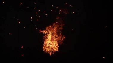 Yangın Duman Arkaplanı Kaplaması