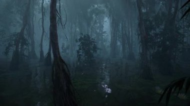 Yağmur başlamadan önce Orman Bataklığı, döngü videosu