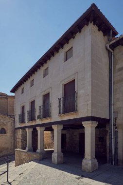 Santo Domingo de Silos village. In the province of Burgos. Spain