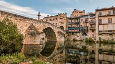 Valderrobres Ortaçağ Köyü, Matarrana Bölgesi, Teruel ili, Aragon, İspanya