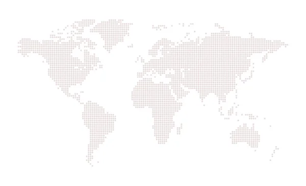 Плямиста Лінія Карта Світу Технологія Фону — стоковий вектор