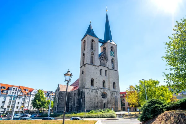 Iglesia Halberstadt Harz Alemania — Foto de Stock