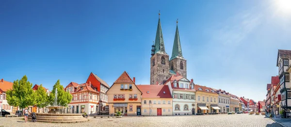 Tarihsel Şehir Quedlinburg Harz Almanya — Stok fotoğraf