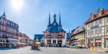 Wernigerode Belediye Sarayı, Harz, Almanya 