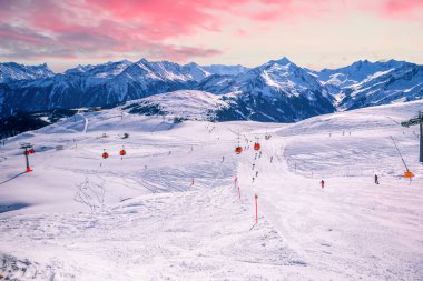 Zillertal Arena, Ski Vacation in Tyrol, Austria clipart