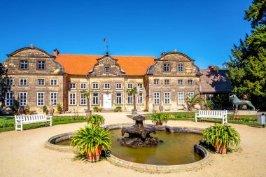 Blankenburg, Almanya 'daki Barok Bahçesi 