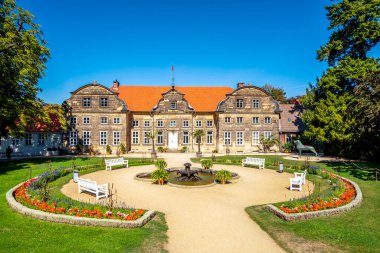 Blankenburg, Almanya 'daki Barok Bahçesi 