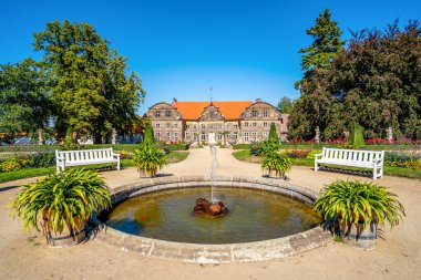 Blankenburg, Almanya 'daki Barok Bahçesi 