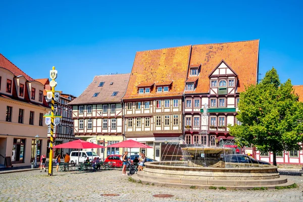 Quedlinburg Történelmi Városa Németország — Stock Fotó