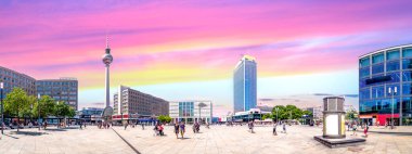 Alexanderplatz, Berlin, Almanya 