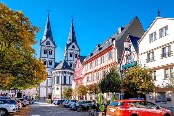 Staden Boppard Rheinland Pfalz Tyskland — Stockfoto