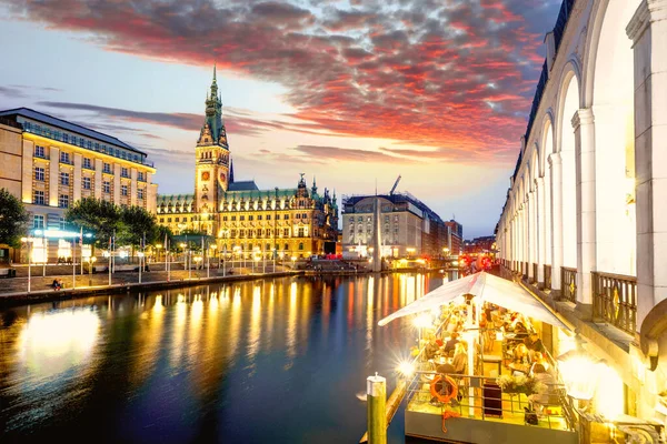 Ayuntamiento Hamburgo Alemania — Foto de Stock