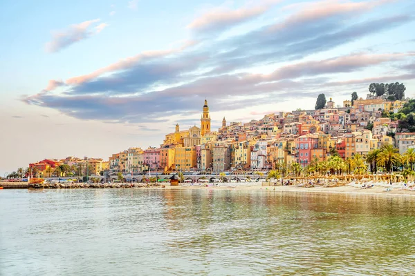 stock image View over Menton, France 