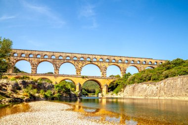 Pont Du Gard Köprüsü, Vers Pont Du Gard, Fransa 