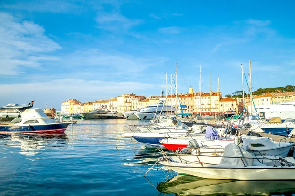 Marina Saint Tropez Cte Azur Franciaország — Stock Fotó