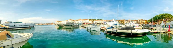 Marina Von Saint Tropez Cte Azur Frankreich — Stockfoto