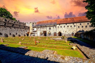 Abbey Arnsburg, Lich, Hessen, Almanya 