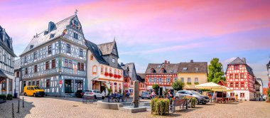 Tarihsel Şehir Bad Camberg, Almanya 