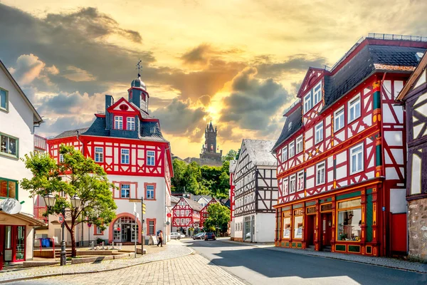 Dillenburg Történelmi Városa Hessen Németország — Stock Fotó