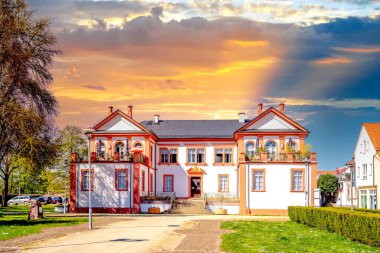 Tarihsel şehir Dieburg, Hessen, Almanya 