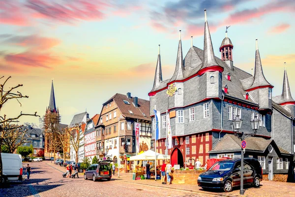 Ciudad Histórica Frankenberg Eder Alemania — Foto de Stock