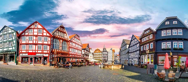 Historické Město Fritzlar Hesensko Německo — Stock fotografie