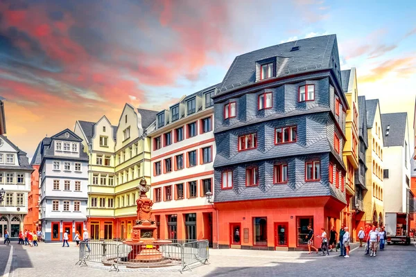 Нове Історичне Місто Франкфурт Майні Гессен Німеччина — стокове фото