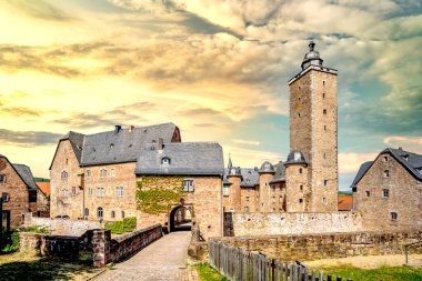 Schloss, Steinau an der Strasse, Hessen, Almanya 