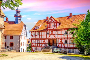 Eski şehir Tann, Rhn, Almanya 