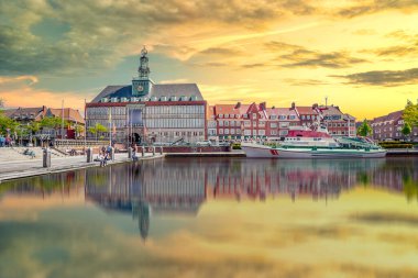 Harbour of Emden, Germany 