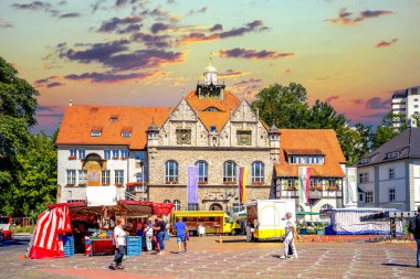Market in Bergisch Gladbach, Germany 
