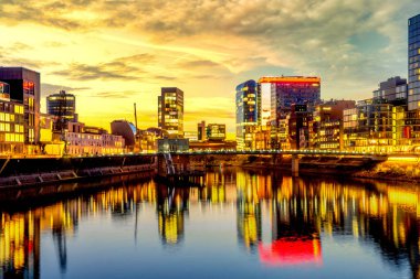 Media Harbour, Duesseldorf, NRW, Germany 