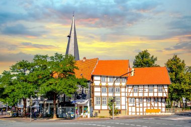 Old city of Guethersloh, Germany 