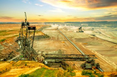 Opencast Mining, Brown Coal, Hambach, Germany 
