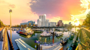 Medien harbour in Duesseldorf, Germany 