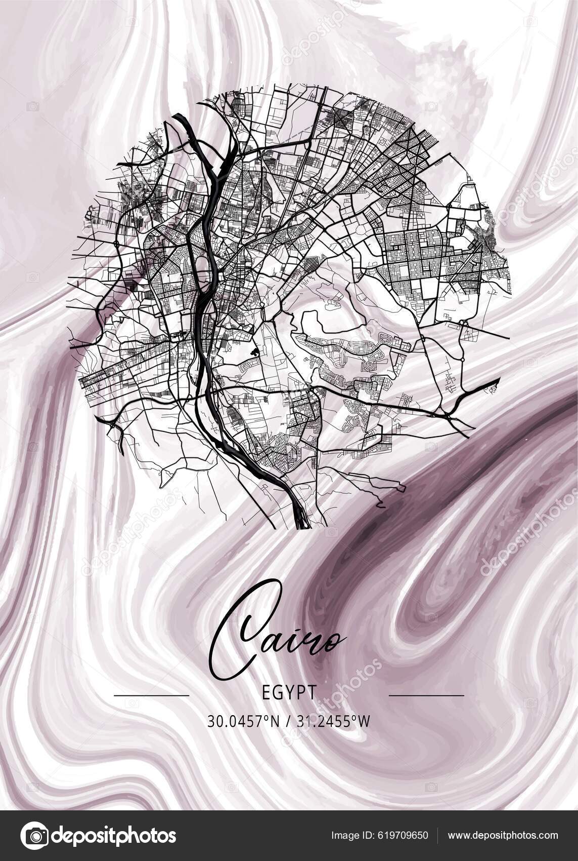 Cairo Egypt Accadia Marble Map Beautiful Prints World s Most Famous Cairo Egypt Accadia Marble Map Beautiful Prints World s Most Famous