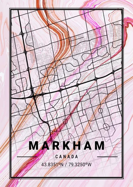 Markham - Kanada Clematis Mermer Haritası dünyanın en ünlü şehirlerinin güzel bir kopyası. Bu fiyata böyle bir baskı bulamazsın..