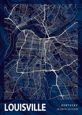 Louisville - Amerika Birleşik Devletleri Crocus Marble Haritası dünyanın en ünlü şehirlerinin güzel bir kopyası. Bu fiyata böyle bir baskı bulamazsın..