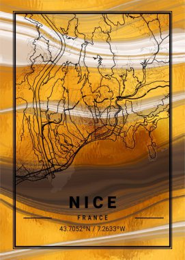 Fransa Daisy Mermer Haritası dünyanın en ünlü şehirlerinin güzel bir kopyası. Bu fiyata böyle bir baskı bulamazsın..