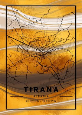 Tiran - Arnavutluk Daisy Mermer Haritası dünyanın en ünlü şehirlerinin güzel birer kopyası. Bu fiyata böyle bir baskı bulamazsın..