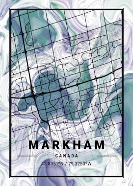 Markham - Kanada Karahindiba Mermer Haritası dünyanın en ünlü şehirlerinin güzel bir kopyası. Bu fiyata böyle bir baskı bulamazsın..