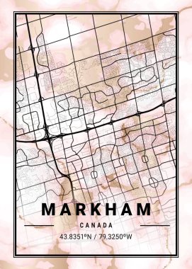 Markham - Kanada Daphne Marble Haritası dünyanın en ünlü şehirlerinin güzel bir kopyası. Bu fiyata böyle bir baskı bulamazsın..